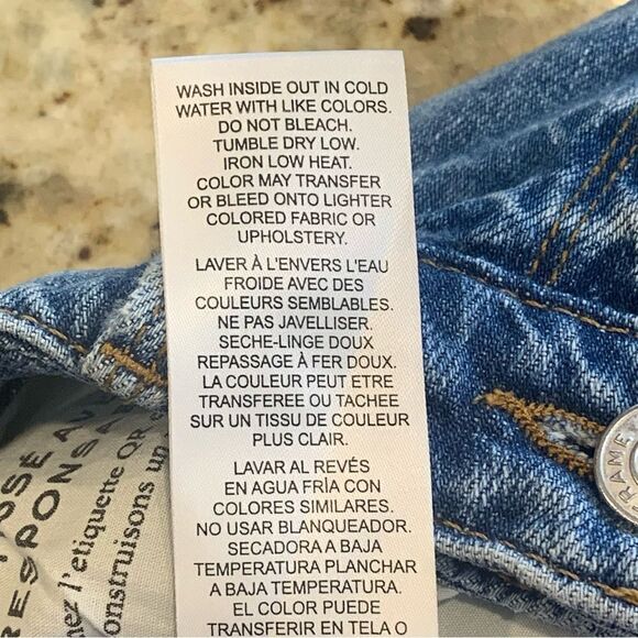 Frame Le Grand Garcon Short Iceberg Size 28 - Picture 8 of 10